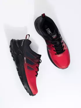 Červené pánske trekové topánky DK Softshell