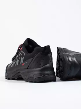 DK pánske trekové topánky Softshell čierne
