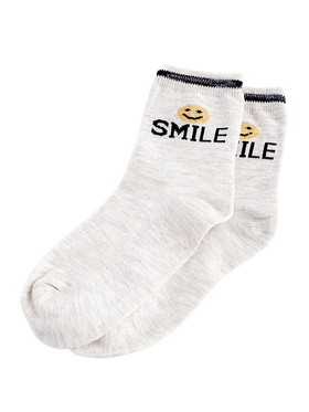 Detské ponožky  svetlo sivé Smile