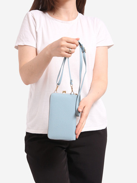 Peňaženka malá kabelka  modrá
