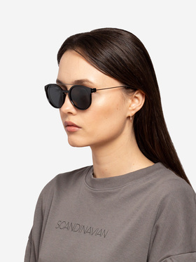Štýlové slnečné dámske čierne okuliare
